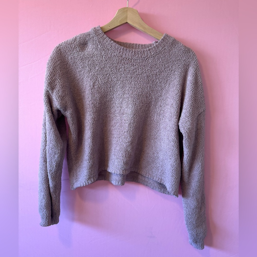 🩷SHERPA STYLE LILAC PINK SWEATER🩷
